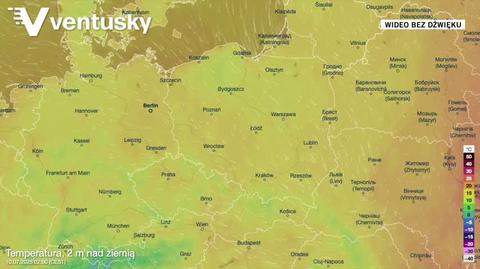 Prognoza temperatury na kolejne dni