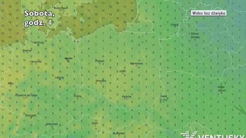 Prognozowana temperatura w najbliższych dniach