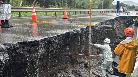 Powodzie w japońskich miastach na wyspie Kiusiu
