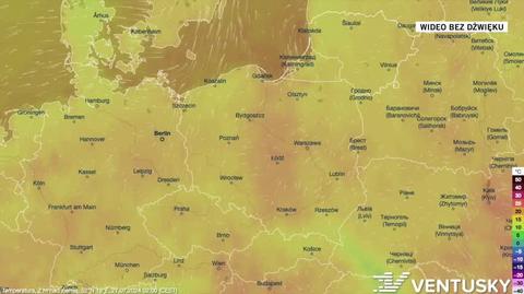 Prognoza temperatury na okres 27-31.07