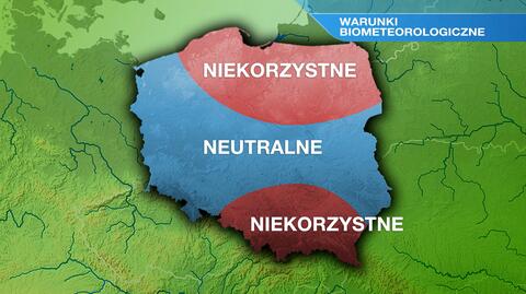 Warunki biometeo w czwartek