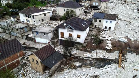 Zniszczenia w Bośni i Hercegowinie po powodziach