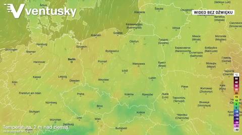 Prognoza temperatury na kolejne dni