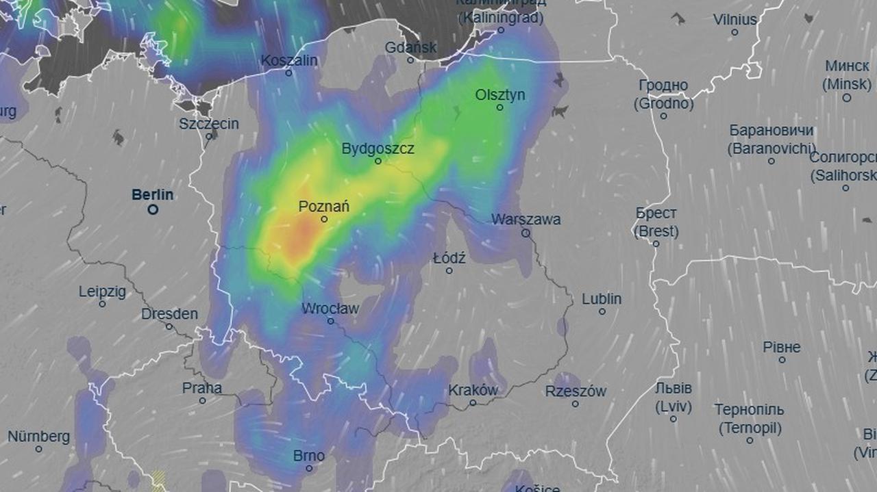 Tak będzie wędrować strefa opadów. Gdzie spadnie deszcz