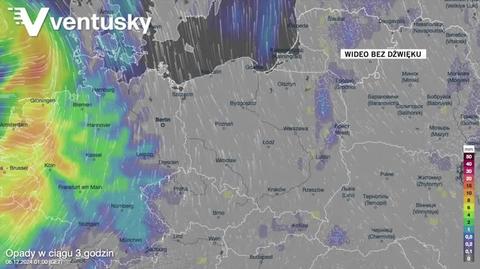 Prognozowane opady w najbliższych dniach 