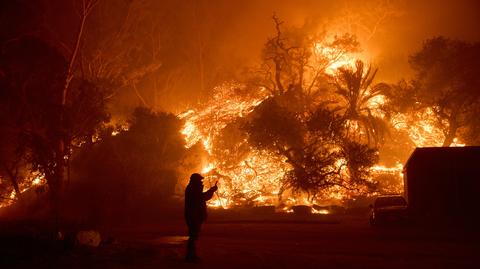 Pożar Franklin Fire w Malibu