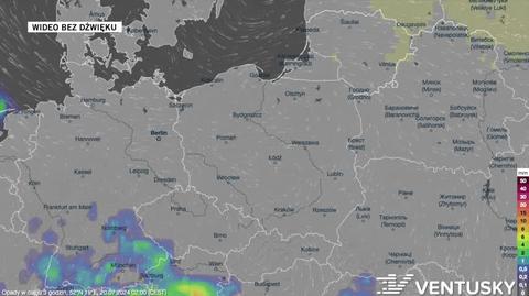 Prognozowane opady w najbliższych dniach