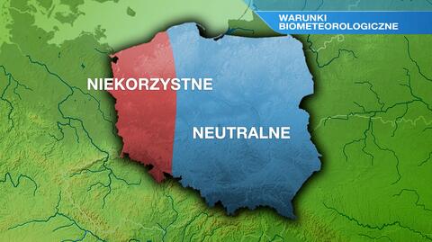 Warunki biometeo w niedzielę