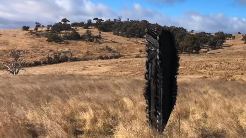 Fragment rakiety znaleziony na polu w Australii
