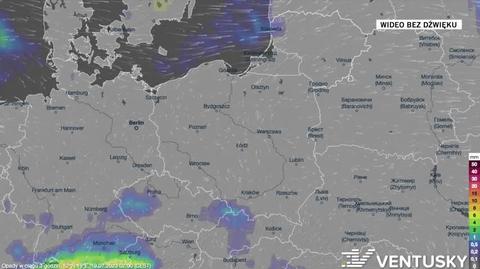 Prognozowane opady w najbliższych dniach