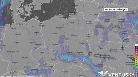 Prognoza opadów w dniach 05-09.02