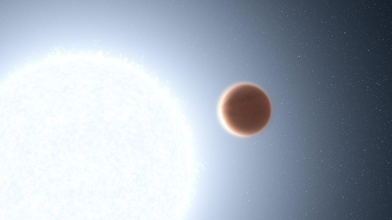 Los exoplanetas WASP-178b y KELT-20b.  El telescopio espacial Hubble lo estudió.  Se ha encontrado tiempo severo