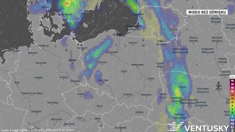 Prognoza opadów na kolejne dni