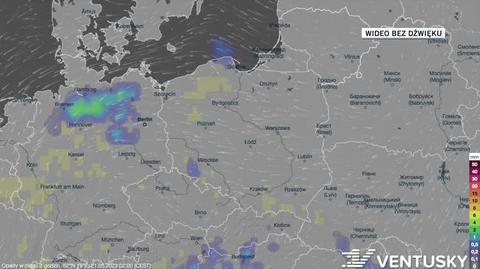 Prognozowane opady w kolejnych dniach