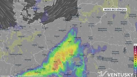 Prognozowane opady w dniach 17-21.05