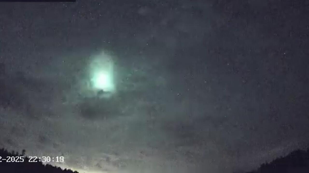 Świetlista kula nad Polską