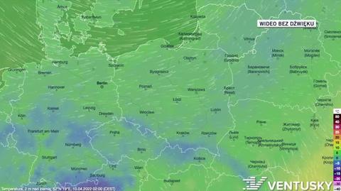 Prognoza temperatury na kolejne dni