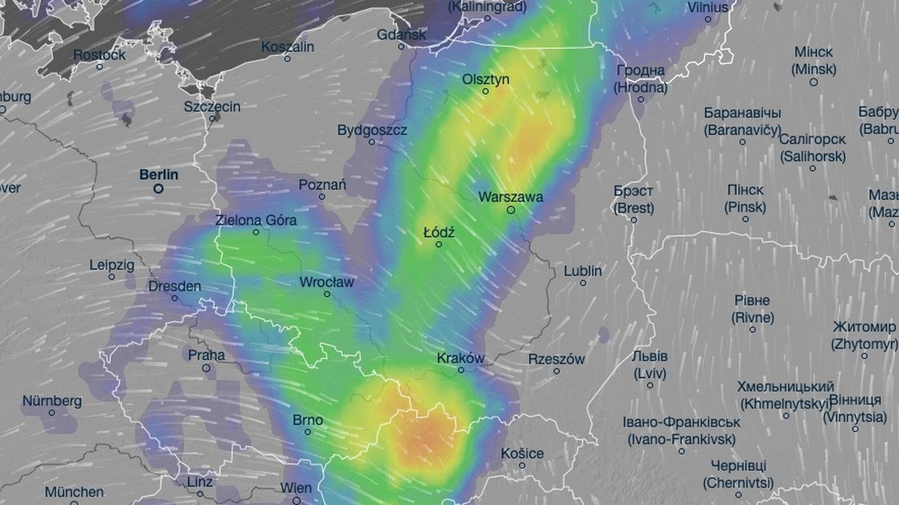 Pogoda w Polsce. Niż Marek. Strefa opadów będzie wędrować z zachodu na wschód