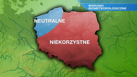 Warunki biometeo w czwartek