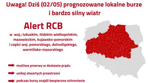 Uwaga na burze. Anna Dec o pogodzie na piątek