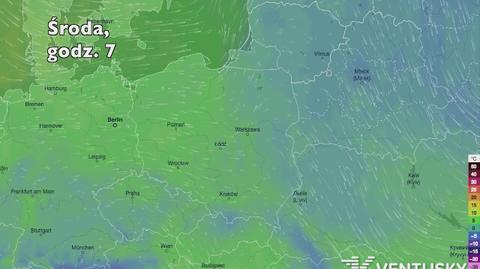 Prognozowana temperatura w najbliższych dniach (Ventusky.com) | wideo bez dźwięku