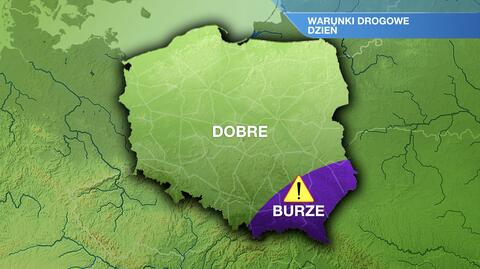 Warunki drogowe we wtorek 