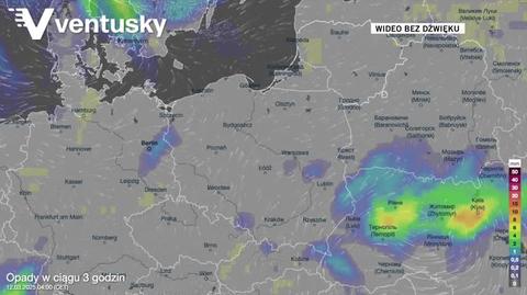 Prognozowane opady w najbliższych dniach