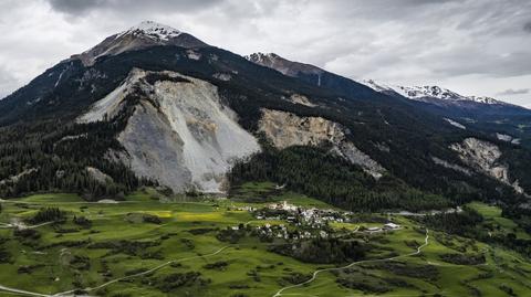 Wioska Brienz w Szwajcarii