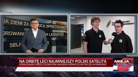 Studenci o locie najmniejszego polskiego satelity