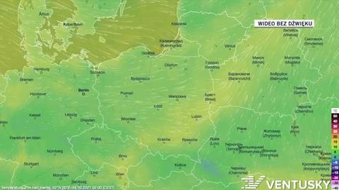 Prognozowana temperatura w najbliższych dniach