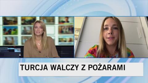 Polka mieszkająca w Turcji o pożarach