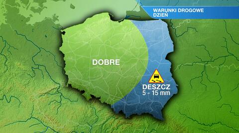 Warunki drogowe we wtorek