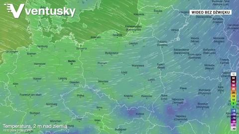 Prognoza temperatury na kolejne dni