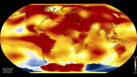 Rośnie średnia globalna temperatura na Ziemi i emisje gazów cieplarnianych 