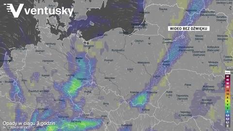 Prognozowane opady w kolejnych dniach 