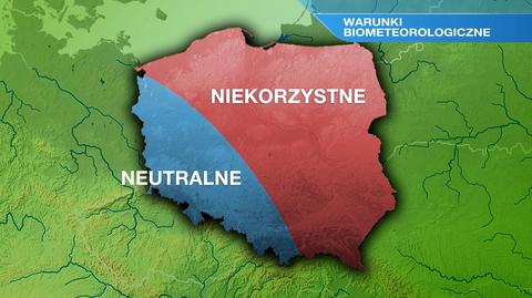 Warunki biometeo w środę