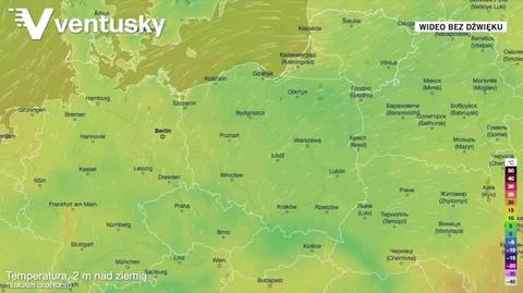 Prognoza temperatury na kolejne dni