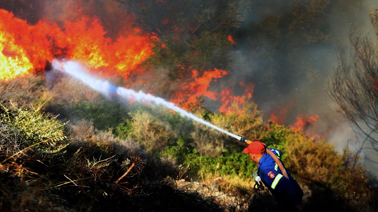 Pożar pod Atenami. Znaleziono ciało starszego mężczyzny