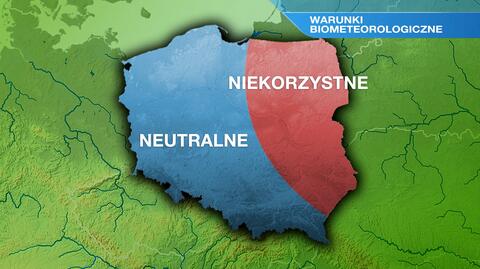 Warunki biometeo w niedzielę