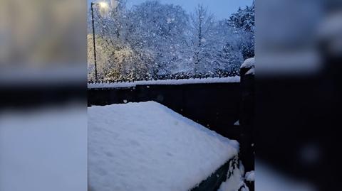Opady śniegu w Bristolu
