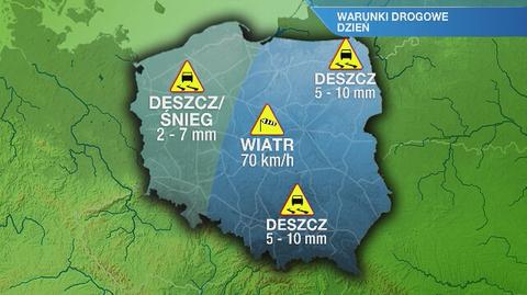 Prognoza pogody dla kierowców na niedzielę