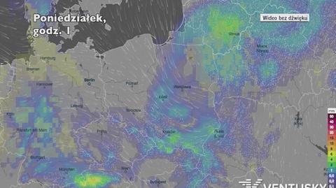 Opady w najbliższych dniach