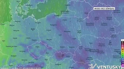 Prognoza temperatury w dniach 05-09.02