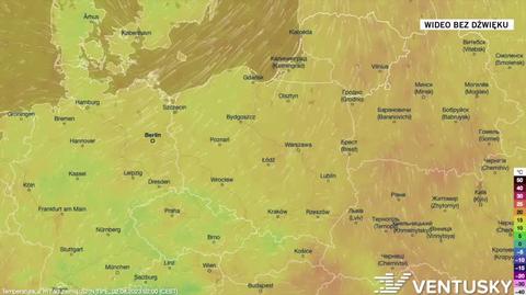 Prognozowana temperatura w najbliższych dniach