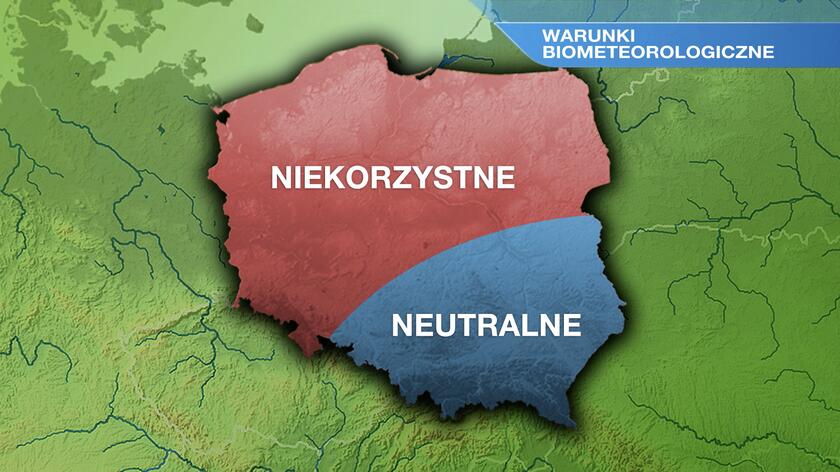 Warunki biometeo w sobotę