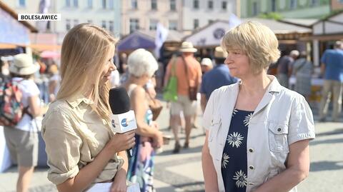 Anna Bober-Tubaj, dyrektorka Muzeum Ceramiki w Bolesławcu, w rozmowie z Magdą Adamowicz