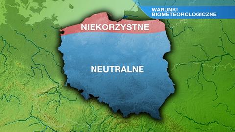 Warunki biometeo w sobotę