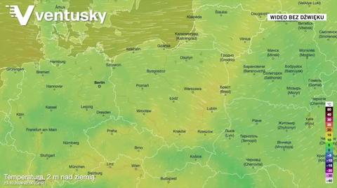 Prognoza temperatury na kolejne dni