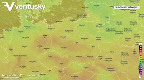 Prognoza temperatury na kolejne dni
