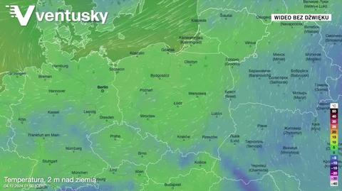 Prognoza temperatury na kolejne dni